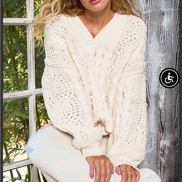 POL Chenille Sweater - Picture 1 of 10
